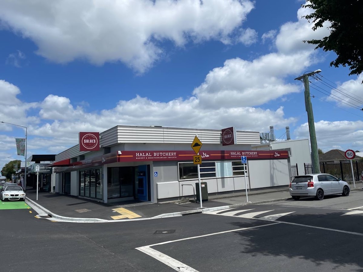 Salal's Halal Butchery shopfront in Addington, Christchurch